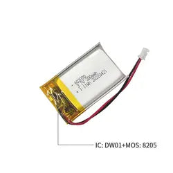 3.7v 300mah lithium ion polymer battery pack 602030 | MOQ 100